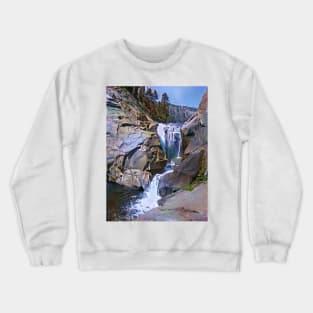 Waterfall, North Fork Kings River, California. Crewneck Sweatshirt